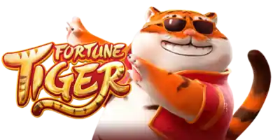 Jogo Fortune Tiger com tema asiático e tigre dourado.