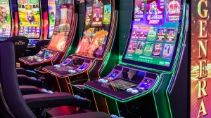 Jogador girando rolos em slot colorido no Clima777 app